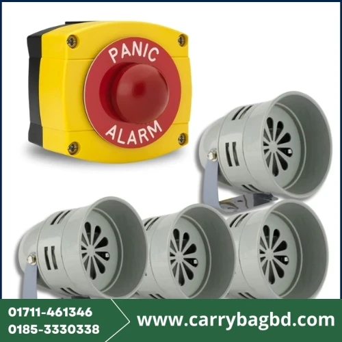 Emergency Alarm System SOS Emergency Panic Alarm Package (4 Sounder+ 1 Panic Button)