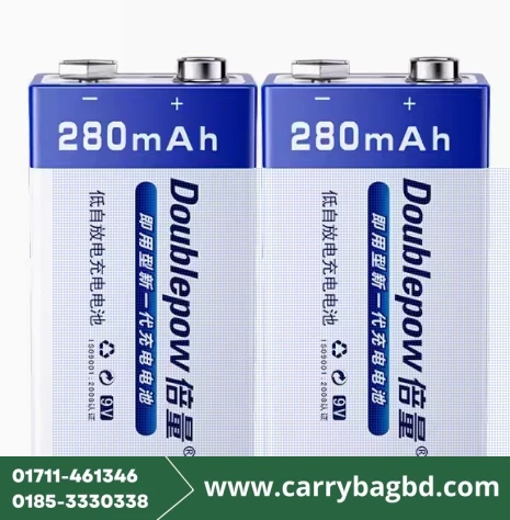 9v Rechargeable Battery 280mWh